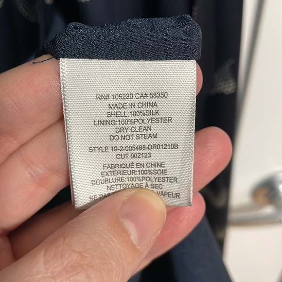 Heart Joie Silk Wrap Dress - L - Picture 3 of 6